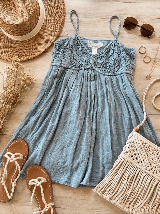 Anthropologie Dresses & Skirts - Anthropologie Nick & Mo Lace Boho Cotton Dress Sz Med (g24)